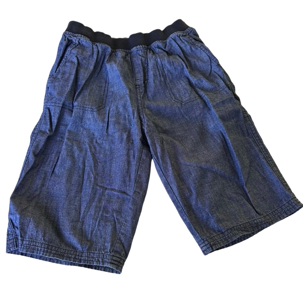 Tea Collection Chambray Patch Pocket Shorts